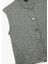 Slim Fit Kolsuz Bisiklet Yaka Düğmeli Hırka 3