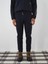 Erkek Lacivert Pamuk Dokulu Slim Fit Sweat Pantolon 2