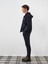 Erkek Lacivert Pamuk Dokulu Slim Fit Sweat Pantolon 3