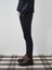 Erkek Lacivert Pamuk Dokulu Slim Fit Sweat Pantolon 4