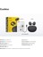 C10 Crossky Bluetooth Kulaklık - Çift Mikrofon - Çift Cihaz Bağlantısı - Kristal Ses Netlik - Ipx4 Beyaz 4