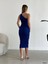 Tek Omuz Scuba Krep Elbise 582617 Saks 2