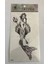 Deniz Kızı Yapıştırma Sticker Dövme Geçici Dövme Temporary Tattoos 1