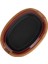 Döküm Oval Fajita Tabağı Kayın Servis Ahşabı Ölçü 12X19CM.-BORDO 3