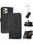 iPhone 11 Pro Max Kart Tutucu Yuvaları Bilek Kayışı Tpu Iç Koruyucu Stand Pu Deri Folyo Kapaklı Cüzdan Telefon Kılıfı (Yurt Dışından) 1