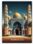 Morocco Fas Cami Ahşap Poster 20x29 cm 1