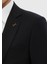 Siyah Düz Thin&taller Slim Fit %100 Yün Takım Elbise 5