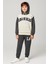 Erkek Çocuk 2 Iplik Baskılı Kapüşonlu Sweatshirt ve Eşofman Altı 2’li Takım 7489 Füme 1