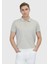 Bej Düz Polo Yaka %100 Pamuk T-Shirt 1