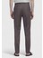 Açık Kahve Düz Kumaş Slim Fit Casual %100 Yün Pantolon 5