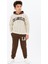 Erkek Çocuk 2 Iplik Baskılı Kapüşonlu Sweatshirt ve Eşofman Altı 2’li Takım 7489 Ka 5