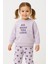 Kız Çocuk Kalp Desenli 3 Iplik Şardonlu Eşofman Takımı – Sweatshirt & Alt 10735 1