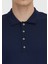 Lacivert Polo Yaka Düz Örgü Triko 4