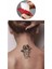 Dumanlı Kafa Iskelet Tattoo Geçici Dövme Şablonları Kına Kalıpları 2