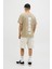 JPSTKANE SCRIPT SWEAT Bej Erkek Şort 12