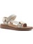 166924.Z5FX Bej Kadın Comfort Sandalet 7
