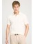 Polo Yaka T-shirt Ekru Erkek Kısa Kol T-Shirt 14