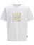 Jack & Jones JCOTARMAC CAMO FRONT TEE Beyaz Erkek Kısa Kol T-Shirt 8