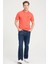 Erkek Regular Fit Polo Mercan Erkek Kısa Kol T-Shirt 12