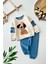 Stay Cool Köpek Desenli Erkek Bebek kışlık takım - Indigo 3
