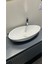 Cerastyle Hera 60 cm Tezgah Üstü Çanak Lavabo Modern Tasarım 1 Gözlü Ankastre 6