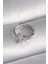 Bfs 316L Çelik Gümüş Renk Pembe Zirkon Taşlı Kelebek Model Tragus Piercing 1