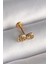 Bfs 316L Çelik Gold Renk Zirkon Taşlı Sonsuzluk Model Tragus Piercing 1