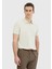 Taş Düz Polo Yaka %100 Pamuk T-Shirt 3