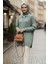 Fitilli Mint Tesettür Triko Kazak Tunik 65903MINT 2