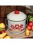 Emaye Bakraç Yoğurt Tenceresi Bakliyat Saklama Tenceresi Patates Soğan Kovası 16 cm 3,20 Litre 1