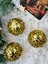 Yılbaşı Çam Ağacı Süsü Gold Altın Pullu Top Süs 8 cm 3 Lü Paket Cici Top 1