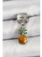 Bfs 316L Çelik Sallantılı Ananas Model Gümüş Renk Nomination Charm 1