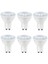 -121/B.40 6’lı 7W GU10 LED Çanak Ampul Seti 4000K Sıcak Beyaz Mercekli 540LM Yüksek Verimli Aydınlatma 4