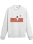 Ay Yüzeyinde Hoverboard Süren Astronot Uzay Baskılı Sweatshirt 1