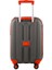 Gri Turuncu Kabin Boy Kabin Boy Seyahat Çantası PP4040-080-S Gri 3