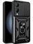 Bfs Vivo Y17S Kılıf Pars Lens Yüzüklü Silikon - Siyah 1