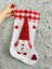 Yılbaşı Dekoru Süsü Noel Hediye Çantası Çorabı Peluş Noel Çorabı Şömine Asma Noel Çorap Cüce 1