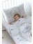 Organik Baskılı Bebek Boy (100X150) Yorgan Seti - For Baby Serisi - Aslanlı Çember 2