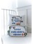 Organik Baskılı Bebek Boy (100X150) Yorgan Seti - For Baby Serisi - Mavi Çemberde Arabalar 3