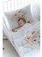 Organik Baskılı Bebek Boy (100X150) Yorgan Seti - For Baby Serisi - Suluboya Fil 2