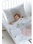 Organik Baskılı Bebek Boy (100X150) Yorgan Seti - For Baby Serisi - Ayda Uyuyan Fil 2