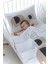 Organik Baskılı Bebek Boy (100X150) Yorgan Seti - Pure Baby Serisi - Filler ve Evler 2