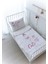 Organik Baskılı Bebek Boy (100X150) Yorgan Seti - For Baby Serisi - Balerin ve Tavşan ve Kız 1