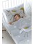 Organik Baskılı Bebek Boy (100X150) Yorgan Seti - Pure Baby Serisi - Doodle Unicorn 2