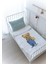 Organik Baskılı Bebek Boy (100X150) Yorgan Seti - Pure Baby Serisi - Salopetli Ayıcık 1