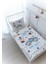 Organik Baskılı Bebek Boy (100X150) Yorgan Seti - For Baby Serisi - Balonlu Araba 1