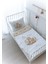 Organik Baskılı Bebek Boy (100X150) Yorgan Seti - For Baby Serisi - Mom And Baby Bear 1