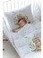 Organik Baskılı Bebek Boy (100X150) Yorgan Seti - For Baby Serisi - Mom And Baby Bear 2