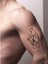 Kuru Kafa Iskambil Tattoo Geçici Dövme Şablonları Kına Kalıpları 2