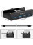 MH4PU-P 4x USB 3.0, Güç Girişli, Alüminyum, Masa ve Monitör Ayarlı, Kolay Kullanım USB Hub - Siyah 6
